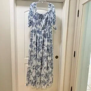 Baltic Born | Dresses | Baltic Born Bailey Floral Eyelet Maxi Dress Size Xl  Euc | Poshmark